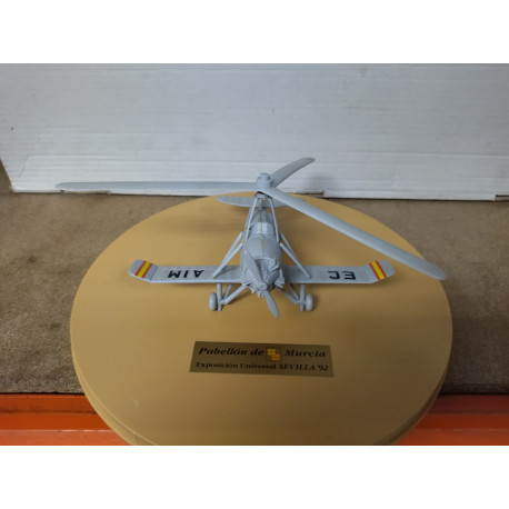 AUTOGIRO JUAN DE LA CIERVA PABELLON MURCIA EXPO 1992 SEVILLA