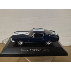SHELBY GT-500 1967 (FORD MUSTANG ) BLUE AMERICAN CARS 1:43 ALTAYA IXO