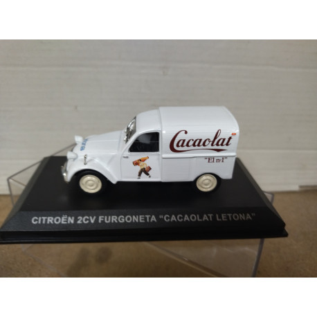 CITROEN 2CV FURGONETA CACAOLAT FURGONETAS ANTAÑO 1:43 ALTAYA IXO