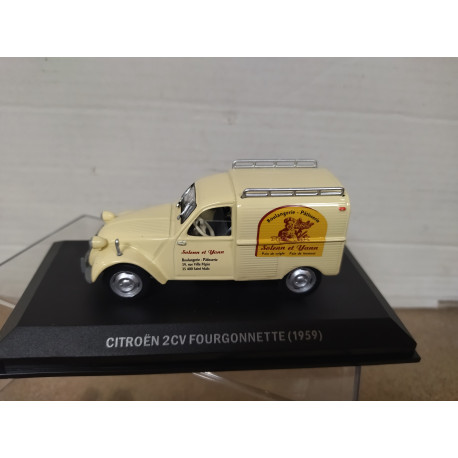 CITROEN 2CV FOURGONNETTE 1959 SOLEN ET YANN 1:43 ALTAYA IXO