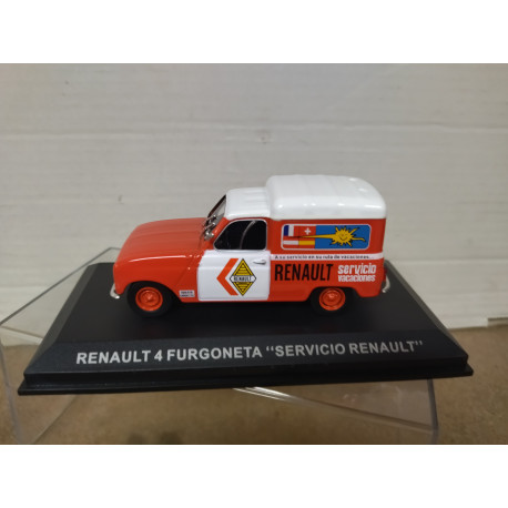 RENAULT 4 FURGONETA SERVICIO RENAULT FURGONETAS ANTAÑO 1:43 ALTAYA IXO