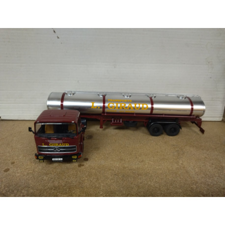 MERCEDES-BENZ LPS 1932 1970 L.GIRAUD TRUCK+TRAILER 1:43 ALTAYA IXO