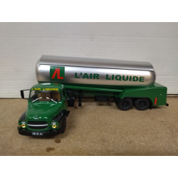 UNIC MZ 36 SAVERNE 1960-66 L´AIR LIQUIDE TRUCK+TRAILER 1:43 ALTAYA IXO
