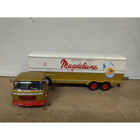 BERLIET TR250 1968-73 MAGDELEINE TRUCK+TRAILER 1:43 ALTAYA IXO