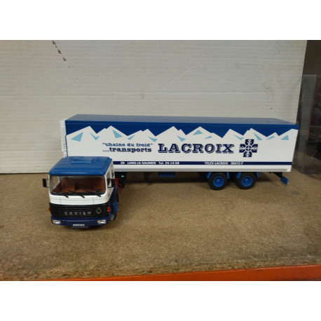 SAVIEM PS 30T 1977-80 LACROIX TRUCK + TRAILER 1:43 ALTAYA IXO