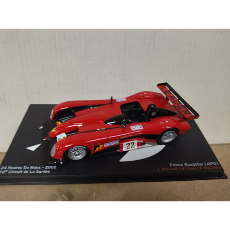 PANOZ LMP-1 ROADSTER S 2002 24 H LE MANS POLICAND-DUEZ-MCCARTHY- 1:43 ALTAYA IXO