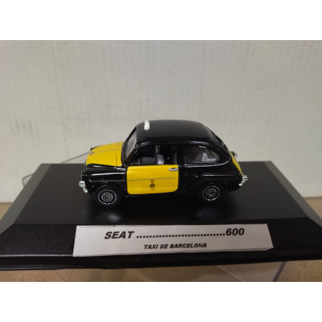 SEAT 600 TAXI BARCELONA 1:43 GUISVAL BOX NO ORIGINAL