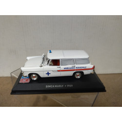 SIMCA MARLY 1959 AMBULANCE MUNICIPALE BELLES SIMCA 1:43 ALTAYA IXO