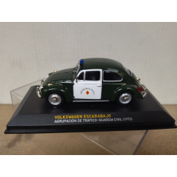 VOLKSWAGEN ESCARABAJO 1973 TRAFICO GUARDIA CIVIL 1:43 ALTAYA IXO