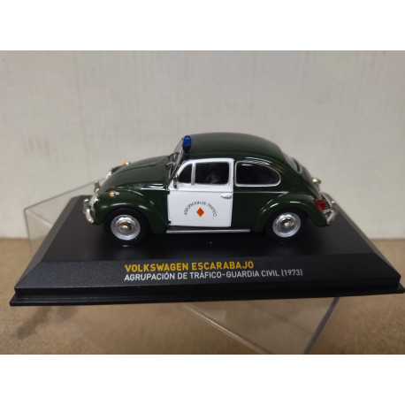 VOLKSWAGEN ESCARABAJO 1973 TRAFICO GUARDIA CIVIL 1:43 ALTAYA IXO