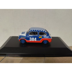SEAT 600 D 1966 TURISMO COMPETICION n384 1:43 SALVAT SOLIDO NO HARD BOX