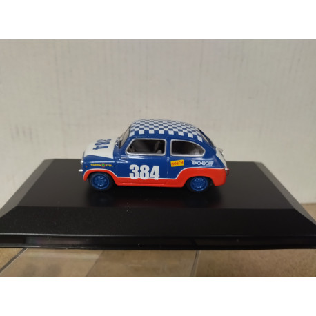 SEAT 600 D 1966 TURISMO COMPETICION n384 1:43 SALVAT SOLIDO NO HARD BOX
