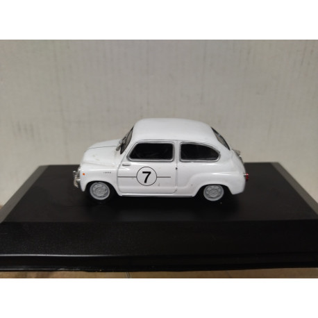 SEAT 600 1964 NARDI 1000 RACING n7 1:43 SALVAT SOLIDO HARD BOX