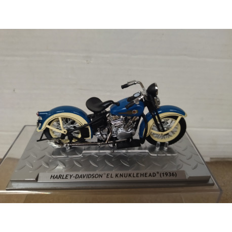 HARLEY-DAVIDSON 1936 KNUKLEHEAD MOTO/BIKE 1:24 ALTAYA IXO