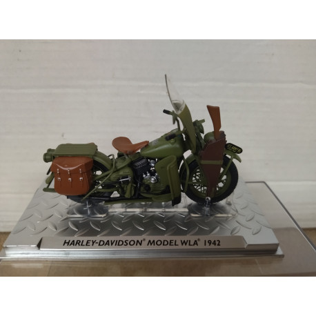 HARLEY-DAVIDSON 1942 MODEL WLA WW 2 US ARMY MOTO/BIKE 1:24 ALTAYA IXO