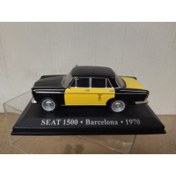 SEAT 1500 1970 TAXI BARCELONA 1:43 ALTAYA IXO HARD BOX DEFECT/NO ANTENA
