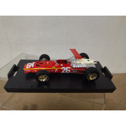 FERRARI 312 F-1 1968 GP FRANCE ICKX FORMULA F1 1:43 BRUMM R289