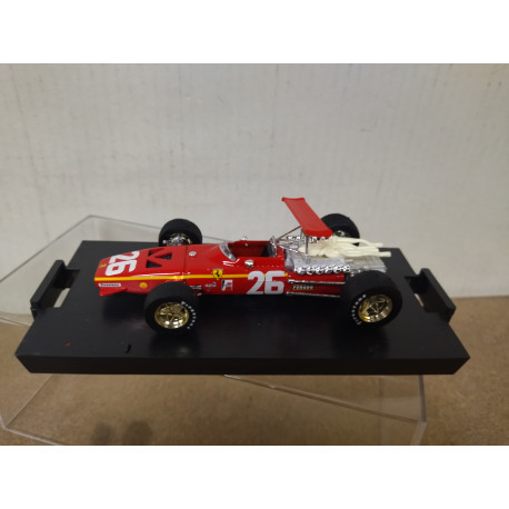 FERRARI 312 F-1 1968 GP FRANCE ICKX FORMULA F1 1:43 BRUMM R289