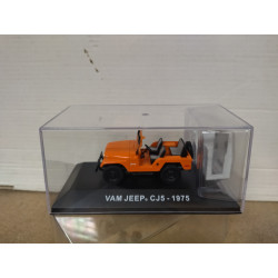 JEEP CJ-5 VAM 1975 ORANGE MEXICO 1:43 SALVAT IXO