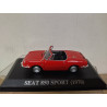 SEAT 850 SPORT 1970 ROJO NUESTROS QUERIDOS COCHES 1:43 ALTAYA IXO