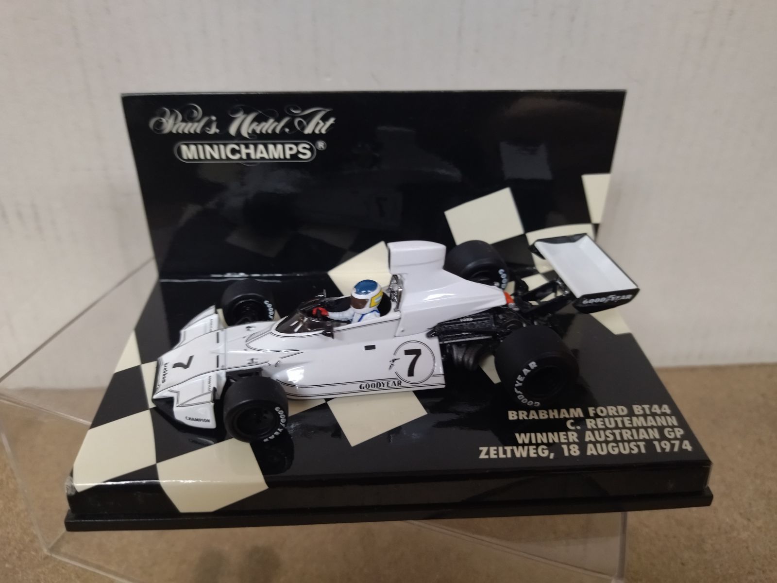 BRABHAM BT44 FORD 1974 WIN GP AUSTRIA REUTEMANN FORMULA F1 1:43 