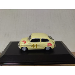 SEAT 600 CONTI 1963 RALLY BLANES-LLORET 1:43 SALVAT SOLIDO HARD BOX