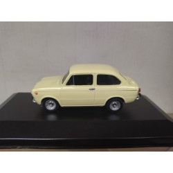 SEAT 850 BERLINA AMARILLO MATRICULA 1:43 SOLIDO BOX NO ORIGINAL