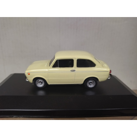 SEAT 850 BERLINA AMARILLO MATRICULA 1:43 SOLIDO BOX NO ORIGINAL