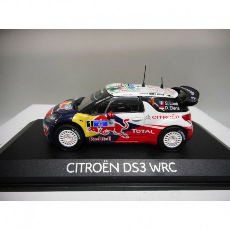 CITROEN DS3 WRC RALLY PORTUGAL MEXICO 2011 LOEB OGIER NOREV 1:43