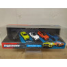 MERCEDES-AMG 5-CAR SET MERCEDES A/GLC/SL/CLE/GT 63 1:64 MAJORETTE