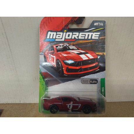 FORD MUSTANG DARK HORSE RED RACING /apx 1:64 MAJORETTE