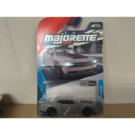 DODGE CHALLENGER SRT DEMON GREY SHOWROOM /apx 1:64 MAJORETTE