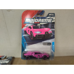 BUGATTI CHIRON PUR SPORT PINK CHASE SHOWROOM /apx 1:64 MAJORETTE