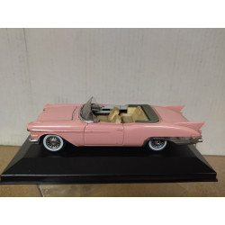 CADILLAC ELDORADO 1957 BIARRITZ CONV PINK 1:43 SOLIDO 4500 BOX NO ORIGINAL