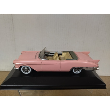 CADILLAC ELDORADO 1957 BIARRITZ CONV PINK 1:43 SOLIDO 4500 BOX NO ORIGINAL