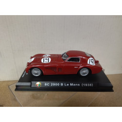ALFA ROMEO 8C 2900 B 1938 24 H LE MANS BLONDETTI-SOMMER 1:43 HACHETTE HARD BOX