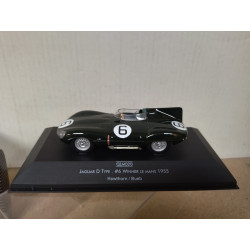 JAGUAR D-TYPE 1955 24 H LE MANS HAWTHORN-BUEB 1:43 QUARTZO QLM020