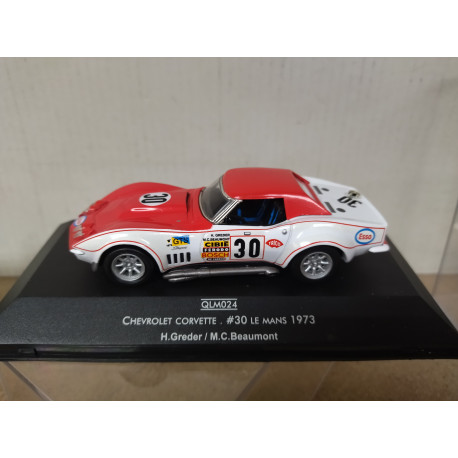 CHEVROLET CORVETTE C3 1973 24 H LE MANS GREDER-BEAUMONT 1:43 QUARTZO QLM024