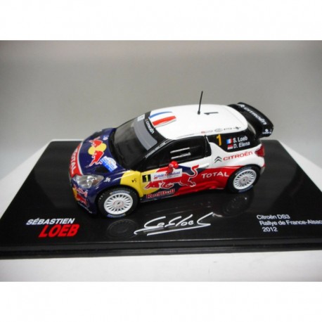 CITROEN DS3 WRC RALLY FRANCE-ALSACE 2012-2013 LOEB IXO 1:43