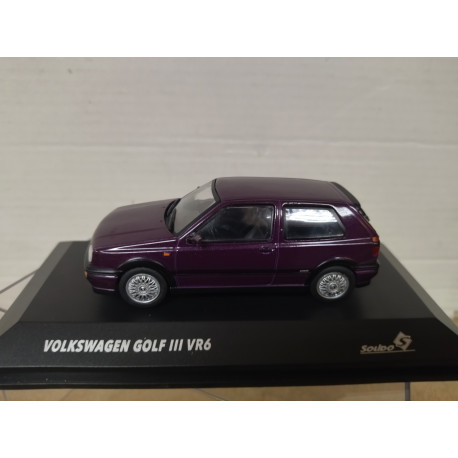 VOLKSWAGEN GOLF 3 VR6 PURPLE 1:43 SOLIDO S4316402 SD