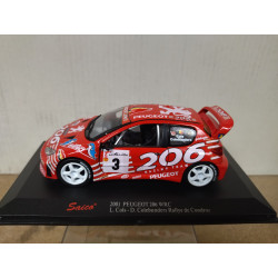 PEUGEOT 206 WRC 2001 RALLY CONDROZ COLS-COLEBUNDERS 1:32 SAICO URNA ROTA