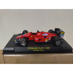 FERRARI F1-87 1987 GERHARD BERGER FORMULA F1 1:43 ALTAYA IXO HARD BOX