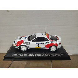 TOYOTA CELICA 1992 TURBO 4WD RALLY CATALUÑA CARLOS SAINZ 1:43 ALTAYA IXO