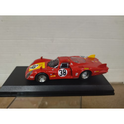 ALFA ROMEO 33.2 LUNGA 1968 24 H LE MANS FACETTI-DINI 1:43 MODEL BEST