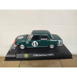 ALFA ROMEO 1750 1968 24 H SPA JIPEA-COLLIGNON 1:43 HACHETTE HARD BOX
