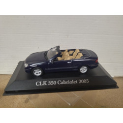 MERCEDES-BENZ A209 350 CLK 2005 CONVERTIBLE BLUE 1:43 ALTAYA IXO