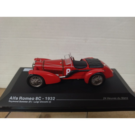 ALFA ROMEO 8C 1932 24 H LE MANS SOMMER-CHINETTI 1:43 ALTAYA IXO