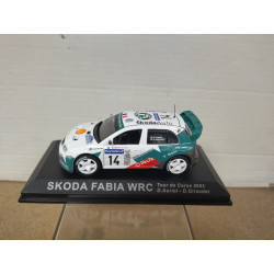 SKODA FABIA WRC 2003 RALLY TOUR CORSE AURIOL 1:43 ALTAYA IXO