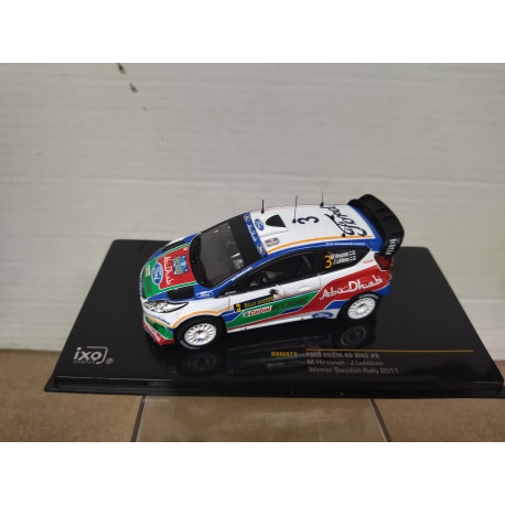 FORD FIESTA RS WRC 2011 WIN SWEDISH RALLY HIRVONEN 1:43 IXO RAM473