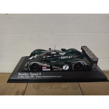 BENTLEY SPEED 8 2003 24 H LE MANS KRISTENSEN-CAPELLO-SMITH 1:43 MINICHAMPS